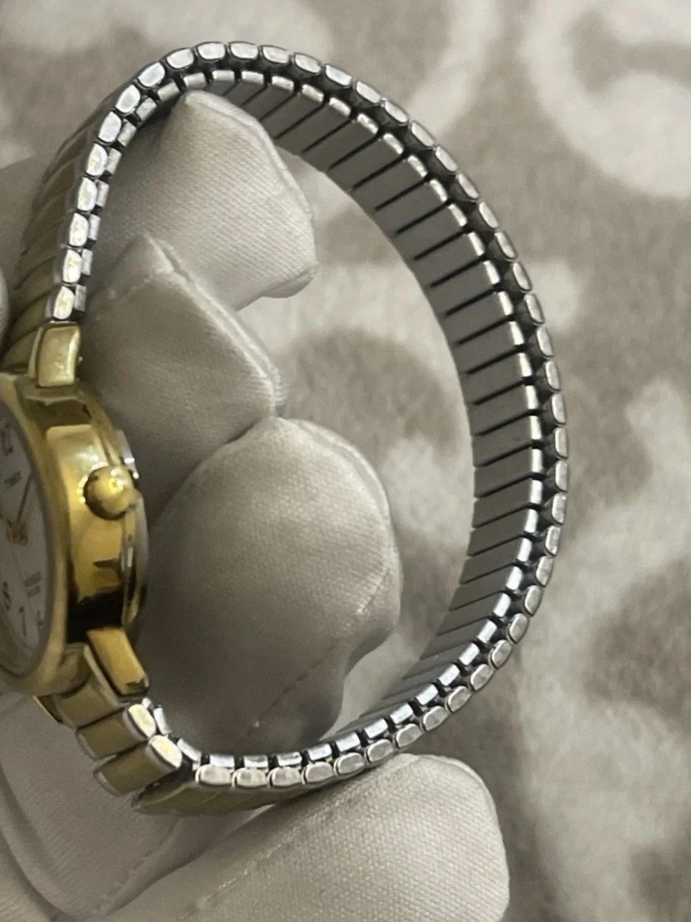 Timex Women’s Two-Tone Gold and Silver Expansion Band Watch
